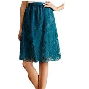 Anthropologie Baraschi Blossomed Aubrieta Skirt
